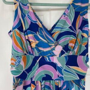 Beautiful summer vibrant print dress